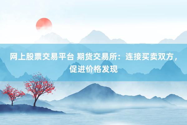 网上股票交易平台 期货交易所：连接买卖双方，促进价格发现