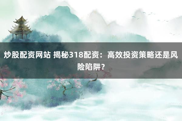 炒股配资网站 揭秘318配资：高效投资策略还是风险陷阱？